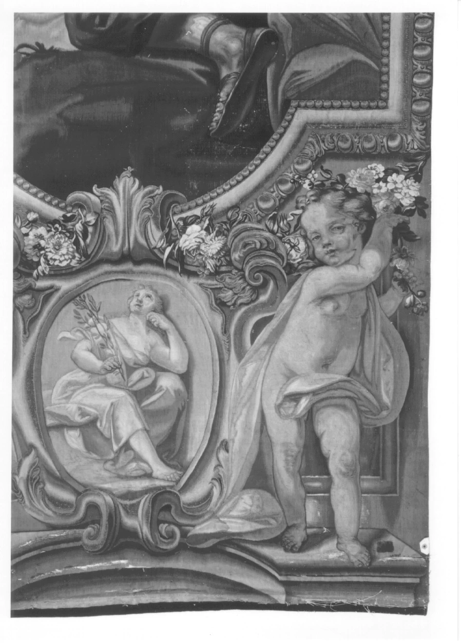 Arazzo - il soldato di Rodi, Musei Reali, Palazzo Reale, Torino, dettaglio 2